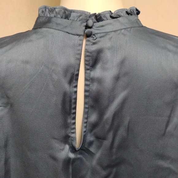 1. State Porcline Blue Blouse - Picture 7 of 15